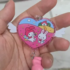 マイメロディ シークレット チャーム キーホルダー