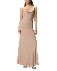 ピンコ レディース トップス ワンピース ジョーゼット PINKO Farro Georgette Slip Dress Q24