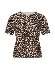 ミリー レディース トップス シャツ プリント MILLY Leopard Print Short Sleeve Top Multi マルチカラーのサムネイル