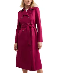 フェイズ・エイト レディース アウター ジャケット・ブルゾン Phaseight Cheryl Fitted Trench Button Up Jacket Pink ピンク