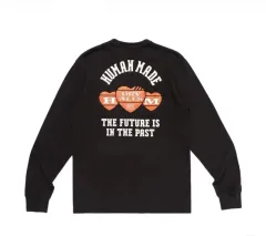 HUMAN MADE(ヒューマンメイド) ロングスリーブTシャツ ブラック グラフィック Lサイズ