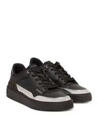 バルマン レディース シューズ スニーカー レース Balmain Mens BCourt Flip Lace Up Sneakers BlackSilver ブラックのサムネイル