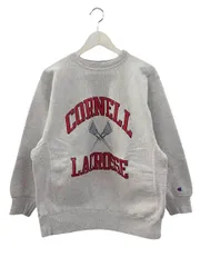 チャンピオン CHAMPION 80s トリコタグ リバースウィーブ スウェット CORNELL LACROSSE カレッジ 3段プリント USA製 グレー XL ヴィンテージ