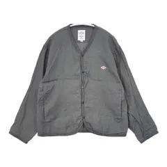 【美品】DANTON ダントン リネンカーディガン グレー サイズ40 DANTON/ダントン Vネックカーディガン V-NECK CARDIGAN DT-C0406 CIN