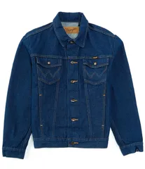 ラングラー メンズ アウター ジャケット・ブルゾン デニム ジャケット WranglerR Cowboy CutR Long Sleeve Unlined Denim Jacket Indigo インディゴ