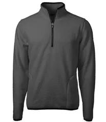 カッターアンドバック メンズ アウター ニット・セーター フリース ジャケット Cutter Buck Cascade Eco Sherpa Fleece QuarterZip Jacket Elemのサムネイル