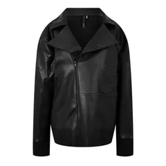 ノーマカマリ レディース アウター ジャケット・ブルゾン ジャケット NORMA KAMALI NK OG Moto Jacket Ld52 Black ブラック
