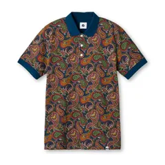 プレティグリーン メンズ トップス ポロシャツ Pretty Green PG 15th Paisley Polo Sn44 Multi マルチカラーのサムネイル
