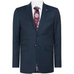 テッドベーカー メンズ アウター ジャケット・ブルゾン ジャケット Ted Baker Beriman Flannel Suit Jacket Teal ティールのサムネイル