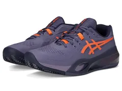 アシックス メンズ シューズ スニーカー ASICS GelResolution X Clay Greyish PurpleNova Orange オレンジ