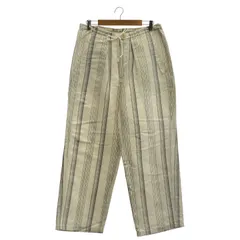 SEEALL (シーオール) ストライプパンツ ベージュ 3