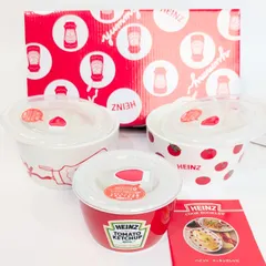 HEINZ ハインツ マルチ レンジボウル3Pセット　未使用品 レトロ オシャレのサムネイル