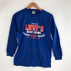 ☆美品 リーバイス ジャミロクワイ 紺×赤 長袖 Tシャツ・カットソー L