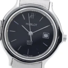 ウブロ HUBLOT 139.11.1 MDM クラシック ハンターケース デイト クォーツ レディース 箱・保証書付き_946978のサムネイル