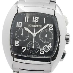 訳あり ブシュロン Boucheron WA006202 MEC クロノグラフ デイト 自動巻き メンズ _934446のサムネイル