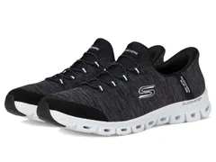 スケッチャーズ レディース シューズ スニーカー SKECHERS Glide Step Peak Hands Free SlipIns Black White ホワイト