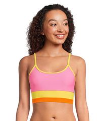 비치 라이어트 여성 수영복 톱 전용 Beach Riot Eva Top Soleil ColorBlock