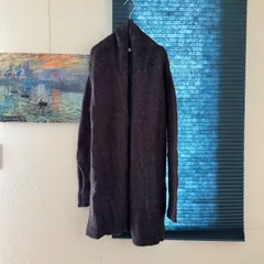 F 【 美品 】 【 PROPORTION BODY DRESSING / プロポーション ボディ ドレッシング 】 アッシュグレー 軽量 柔らか 長袖 ロング丈 体型カバー 冷房対策 ラメ糸 座編み ニット セーター 春夏秋冬 U003_2306E2990のサムネイル