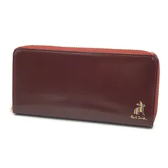 【倉吉店】 中古 Paul Smith | ポール・スミス 長財布 マルチカラーラビット ラウンドファスナー長財布 ブラウン 【124】