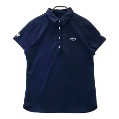 サイズ：LL CALLAWAY キャロウェイ  半袖ポロシャツ 花柄 ネイビー系 [240101642719] ゴルフウェア レディース ストスト