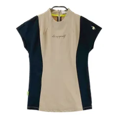 サイズ：S LE COQ GOLF ルコックゴルフ  ハイネック 半袖Tシャツ  ベージュ系 [240101645008] ゴルフウェア レディース ストスト