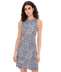 トッミーバハマ レディース トップス ワンピース ノースリーブ Tommy Bahama Darcy Porto Frondsleeveless Dress Coastline