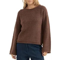 リズム レディース トップス Tシャツ ニット Rhythm Baklava Knit Womens Chocolate チョコレートのサムネイル