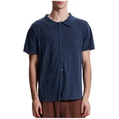 ティーシーエスエス メンズ トップス シャツ ニット The Critical Slide Society Access Knit Shirt Mens Blue ブルーのサムネイル