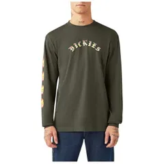 ディッキーズ メンズ トップス Tシャツ 長袖 Dickies X Spitfire LongSleeve TShirt Mens Olive Green グリーン