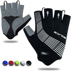 [특가 세일] Souke Sports 사이클 글로브 맨즈 3 D패드 첨부 오토바이 글로브 지령 자전거 장갑 흡한 속건 사이클링 글로브 통기성 로드 바이크 글로브