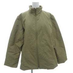 エディーバウアー EDDIE BAUER 中綿ジャケット ジップアップ ナイロン L カーキ /GV
