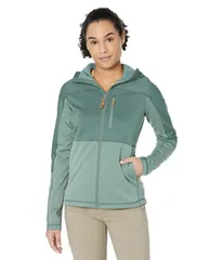 フェールラーベン レディース アウター コート フリース Fjallraven Abisko Trail Fleece Patina Green グリーンのサムネイル