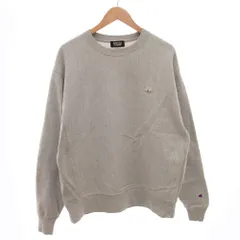 チャンピオン CHAMPION Do Nothing Congress  藤原ヒロシ リバースウィーブ スウェット トレーナー ロゴ刺繍 グレー /FF