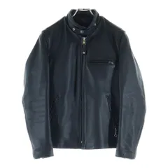 schott 641 シングル サイズ44 ブラック 牛革 ライナー付き Schott N.Y.C（ショット） Schott SINGLE RIDERS 641 (ショット