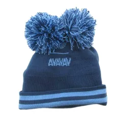 アディダスオリジナルス adidas originals AVAVAV コラボ タグ付き スーベニア ポンポン ビーニー ニットキャップ 帽子 青 ブルー /FF