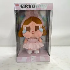 02w22443 POPMART CRYBABY SHINY SHINY ぬいぐるみ ピンク  ぬいぐるみ  【中古品】