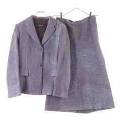 JIL SANDER (ジルサンダー) 2Bテーラードジャケット スカート セットアップ パープル レディースのサムネイル