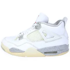 NIKE (ナイキ) AIR JORDAN 4 RETRO TECH WHITE エアジョーダン4 テックホワイト ローカットスニーカー ホワイト CT8527-100 US10/28.0cm