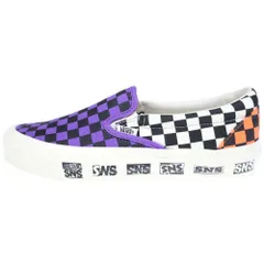 VANS (ヴァンズ) ×SNS Vault Og Classic Slip-O エスエヌエス ボルト クラシック チェッカーボード スリッポン ローカットスニーカー マルチ US9.5/27.5cm VN0A45JK01M1