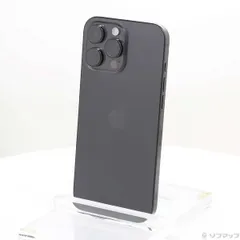 ソフマップ 〔中古品〕 iPhone16 Pro Max 256GB ブラックチタニウム 3N528J／A SIMフリー【295】