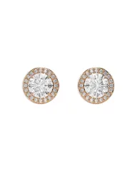 スワロフスキー レディース アクセサリー ピアス・イヤリング Swarovski Unangelicubic Zirconia Stud Earrings Rose Gold ゴールド