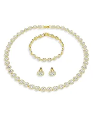 スワロフスキー レディース アクセサリー ネックレス・チョーカー・ペンダントトップ レース Swarovski Unangelic Necklace Bracelet Earringset White ホワイト