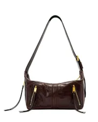 オールセインツ レディース バッグ レザー ALLSAINTS Jean Rey Medium Leather Shoulder Bag Cognac Brown ブラウンのサムネイル