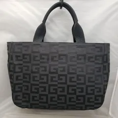 GIVENCHY ハンドバッグ ロゴ総柄デザイン ブラック　u7314eのサムネイル