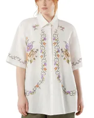 マリナリナルディ レディース トップス シャツ Marinaldi Mrsemblema Ivory Shirt Ivory アイボリーのサムネイル