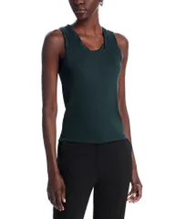 セオリー レディース トップス タンクトップ Theory Twist Band Softank Top Rich Green グリーンのサムネイル