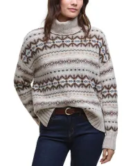 バブアー レディース アウター ニット・セーター Barbour Helen Knitted Sweater Birch Multi マルチカラーのサムネイル