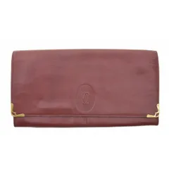 【CARTIER】マストライン レザー クラッチバッグ