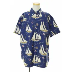【POLORALPHLAUREN】ヨット柄 ボタンダウン半袖シャツ