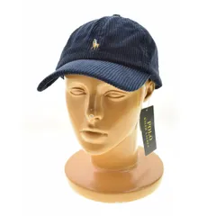 【POLORALPHLAUREN】ポニー刺繍 コーデュロイキャップ